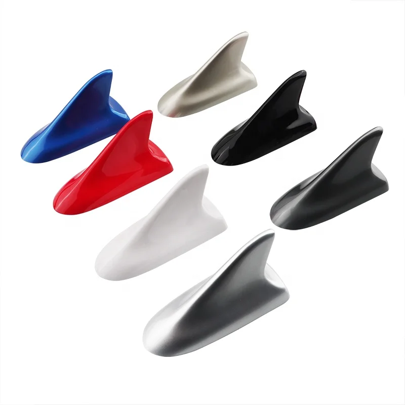 Auto Car Exterior Top Roof Aerial Shark Fin Style FM\/AM RV Radio Signal Car Antenna Personalized decorative antenna