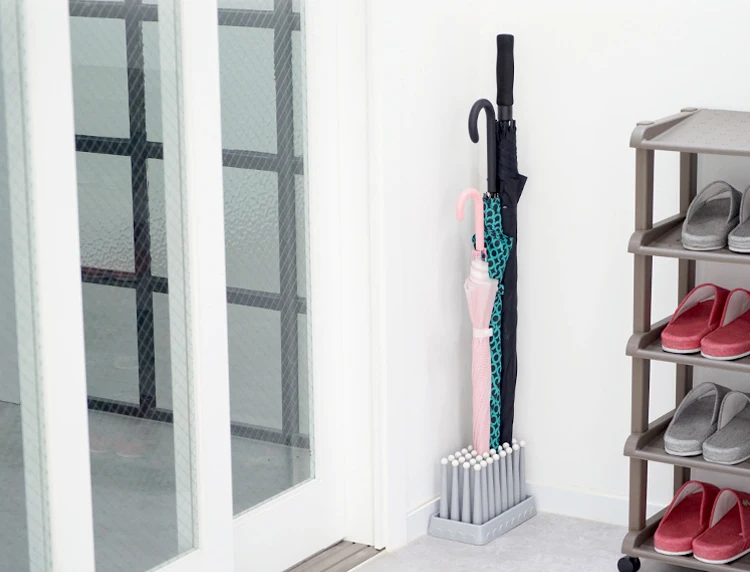 Best Selling Household receive Plastic Light Mini  Storage Rack Umbrella Holder Umbrella Stand