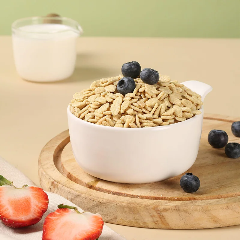 Rolled 0 sugar 0 fat  Breakfast Oat Flakes milk yogurt partner 100% tartary buckwheat Rolled instant cereal oatmeal flakes