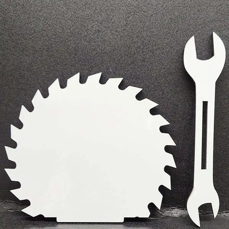 Sublimation Blanks Saw Blade Wrench Photo Frames Customized Wood Durable Fashionable Wooden Picture Frame 4 Color Competitive