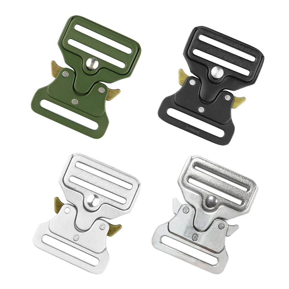 Wholesale heavy duty 45mm inner size tactical belt buckles for belts and accessories with quick release buckle for dog collars