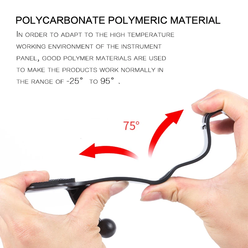 flexible clip universal telephone mobile holder for car