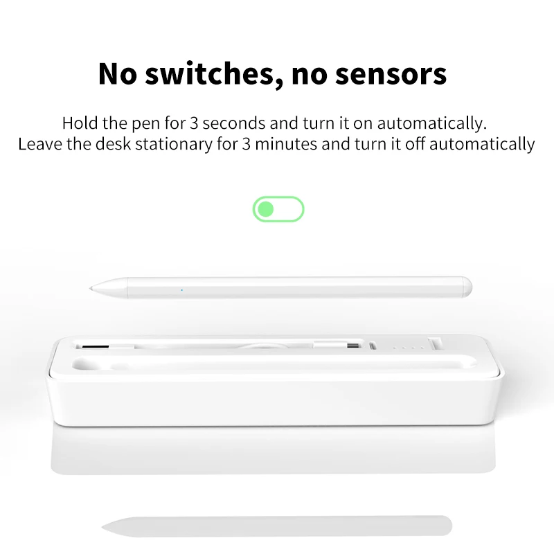High quality Wireless Charging Active Stylus Pen with Charging Case for iPad