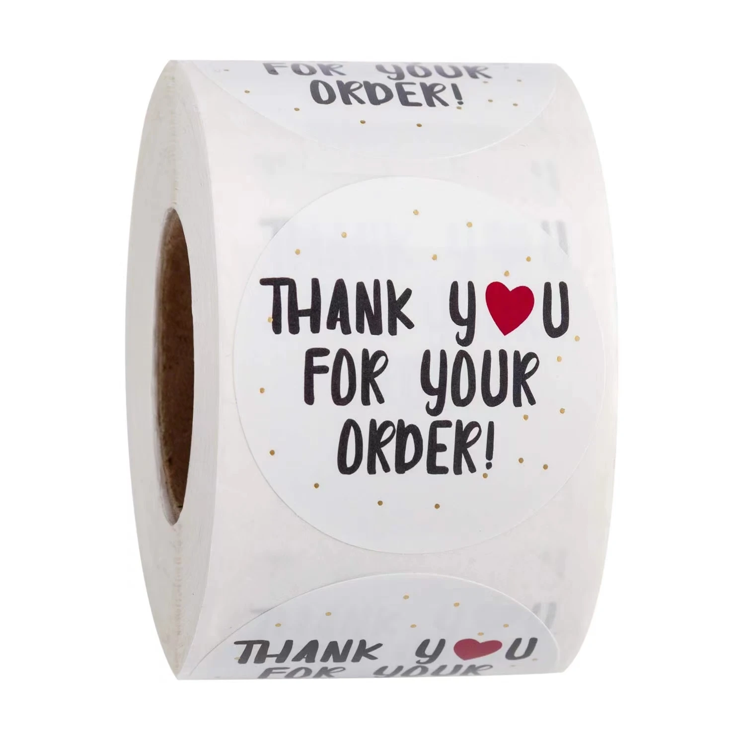 custom 1 inch round label gift packaging seal stickers thank you sticker small business stamp label