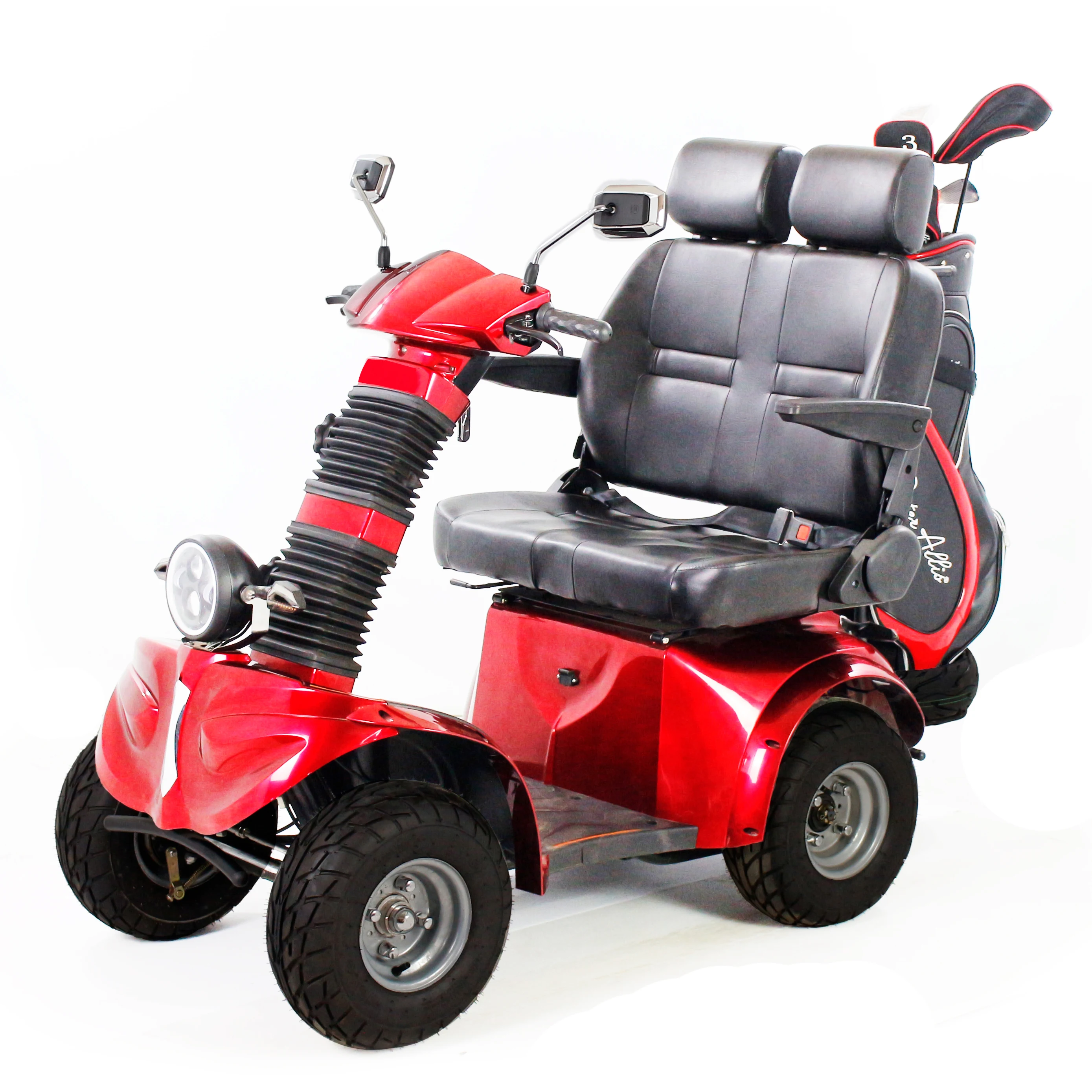 KSM-910B Comfortable and Convenient Electric Travel Double Seat Heavy Duty 4 Wheel Best Electric Mobility Scooter for Elderly