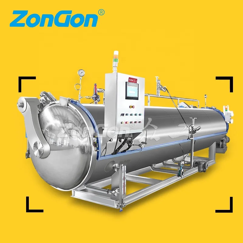 Пищевой промышленный Паровой Автоклав/линия для обработки фруктов, ретортный стерилизатор для продуктов питания и напитков