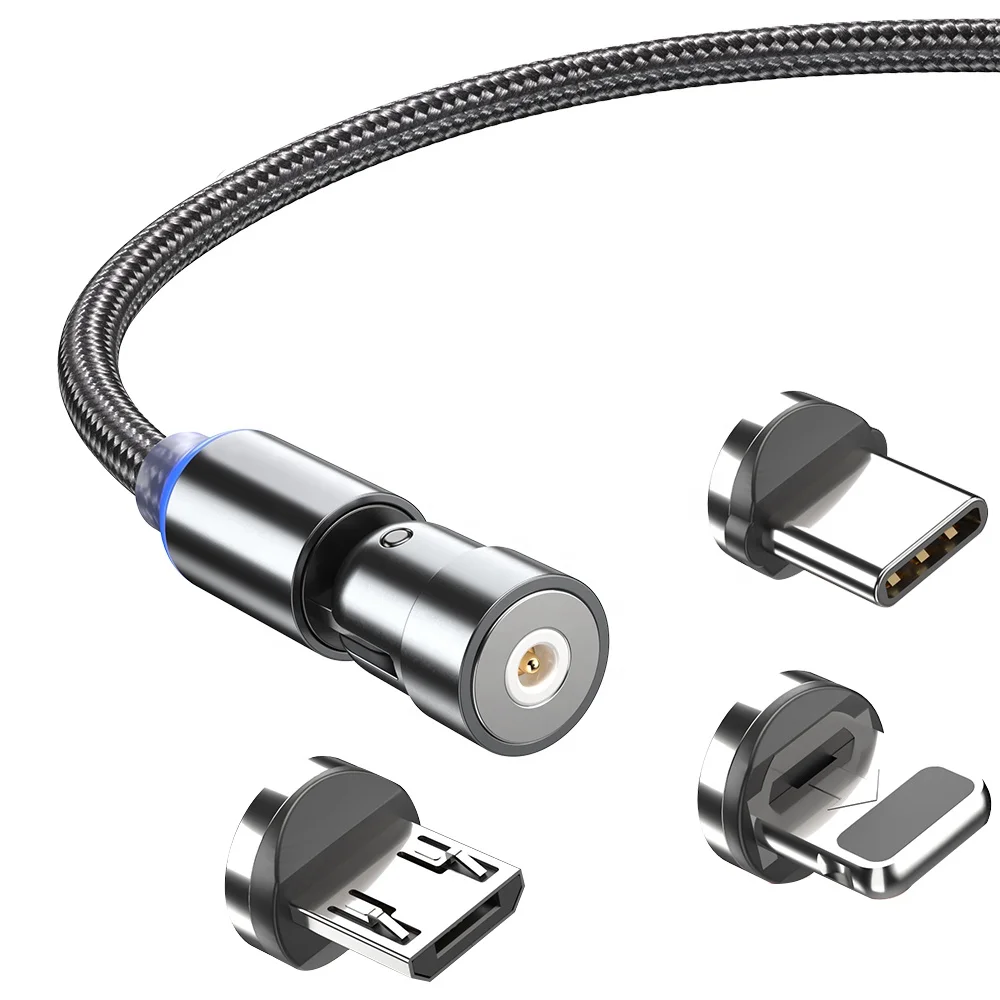 WIK-YT 540 нейлон магнит зарядка через USB Магнитный зарядный кабель