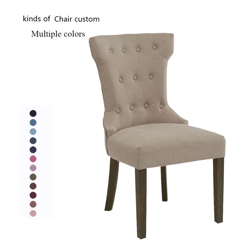 
Sillas de comedor modern dining furniture fabric side chair upholstered restaurant dining room chair 