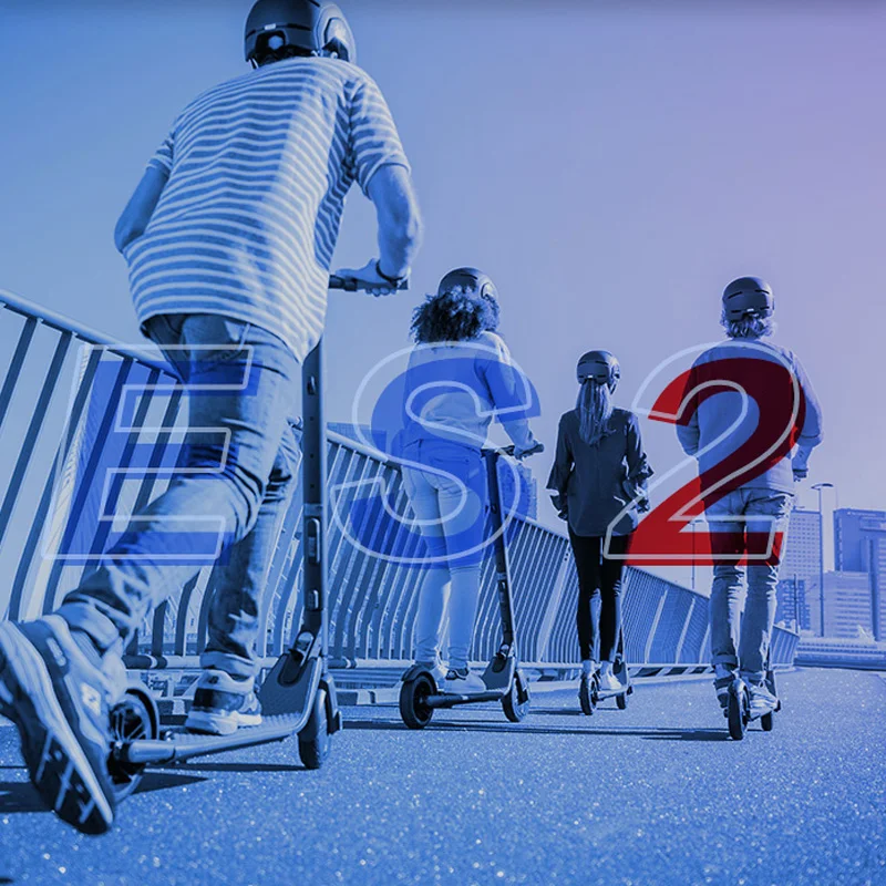  Хлопчатобумажная пряжа Segway Ninebot E22 электрический самокат Модернизированный мощность двигателя 9-дюймовый двойной плотности шины легкий