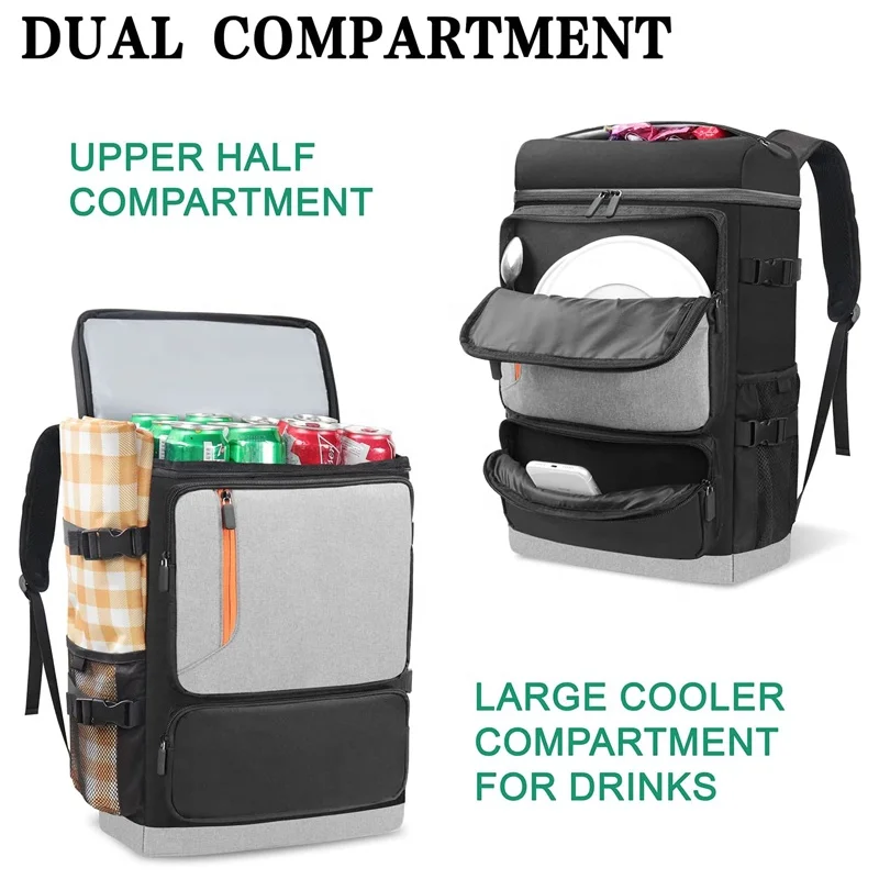 Custom Large Capacity insulated thermal bag wine cooler backpack