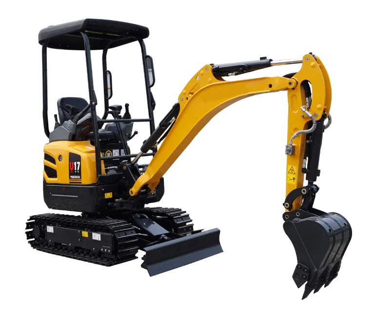 YUCHAI Brand New 1.7ton Mini Excavator U17 Small Digger with Kubota Engine and Attachmetns Hot Sale in America