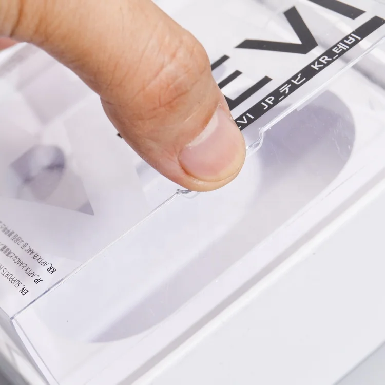 Custom Electronic Paper Packaging Carton Wireless Earphone Headphone Cable Packing Box With Clear Window