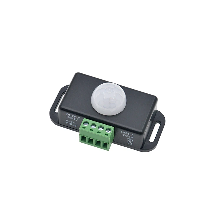YIDUN Mini Wired PIR Infrared Motion Sensor Detector Switch DC 12V/24V Automatic Surface Human for LED Cabinet Light