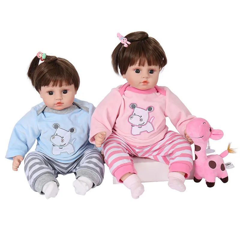 Manufacturers intelligent orientation induction rebirth doll vinyl simulation baby Amazon cross-border e-commerce