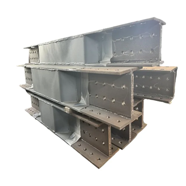 Galvanized-H-Beam-Fence-Post En10025 Hot-Rolled Iron-Carbon Rotary Plasma Cutting Machine Steel H-Beam