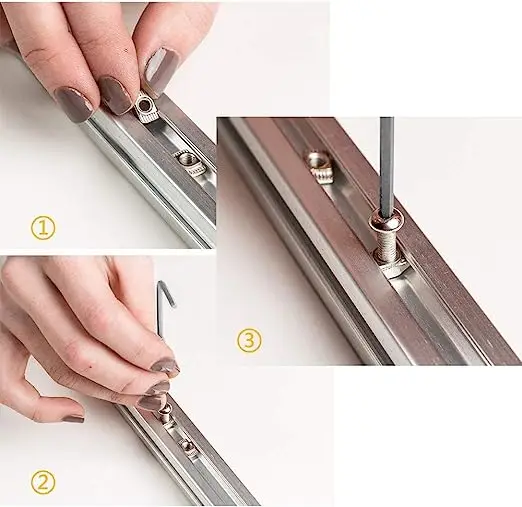 20-M3 European Standard Carbon Steel T-Nut Insert Drop in Aluminum Profile T Slot Nut Hammer Nut