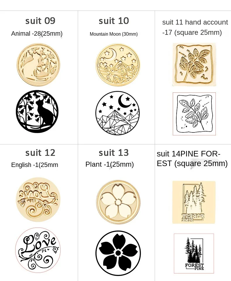 Cheap Sealing Stamp Wooden Handle Spoon Stickers Stick Set Logo Design Machinr With Sealing Beads Packed Seal Wax Kit