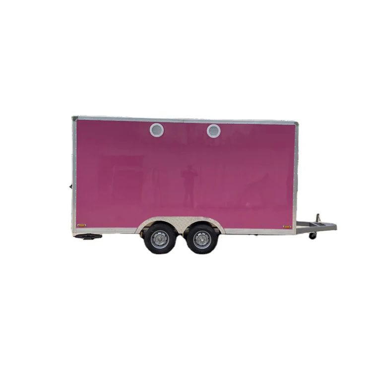Mobile steamed food cart food truck galvanized truck trailer fo with full kitchen Food & Beverage Shops Retail