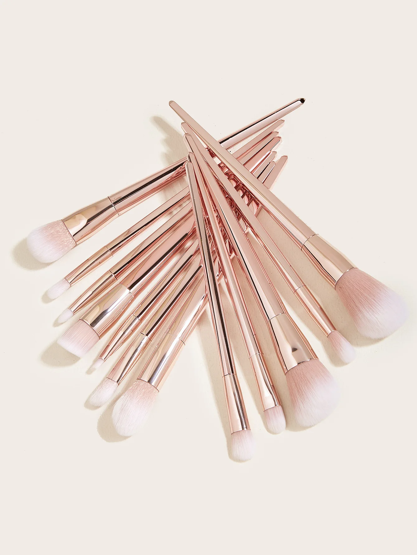 Most Popular 12 Pcs Pink Crystal Makeup Brush Soft Bristles Wooden Handle Makeup Brushes Set Makeup Beauty Tool