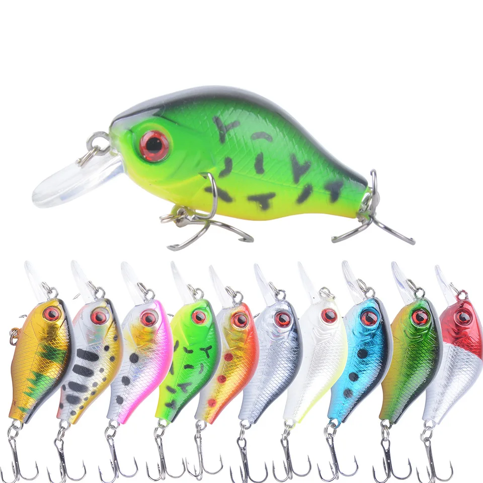 5.5cm 8.4g 3D eyes swimbait fishing lure wobbler crankbait hard fishing lure