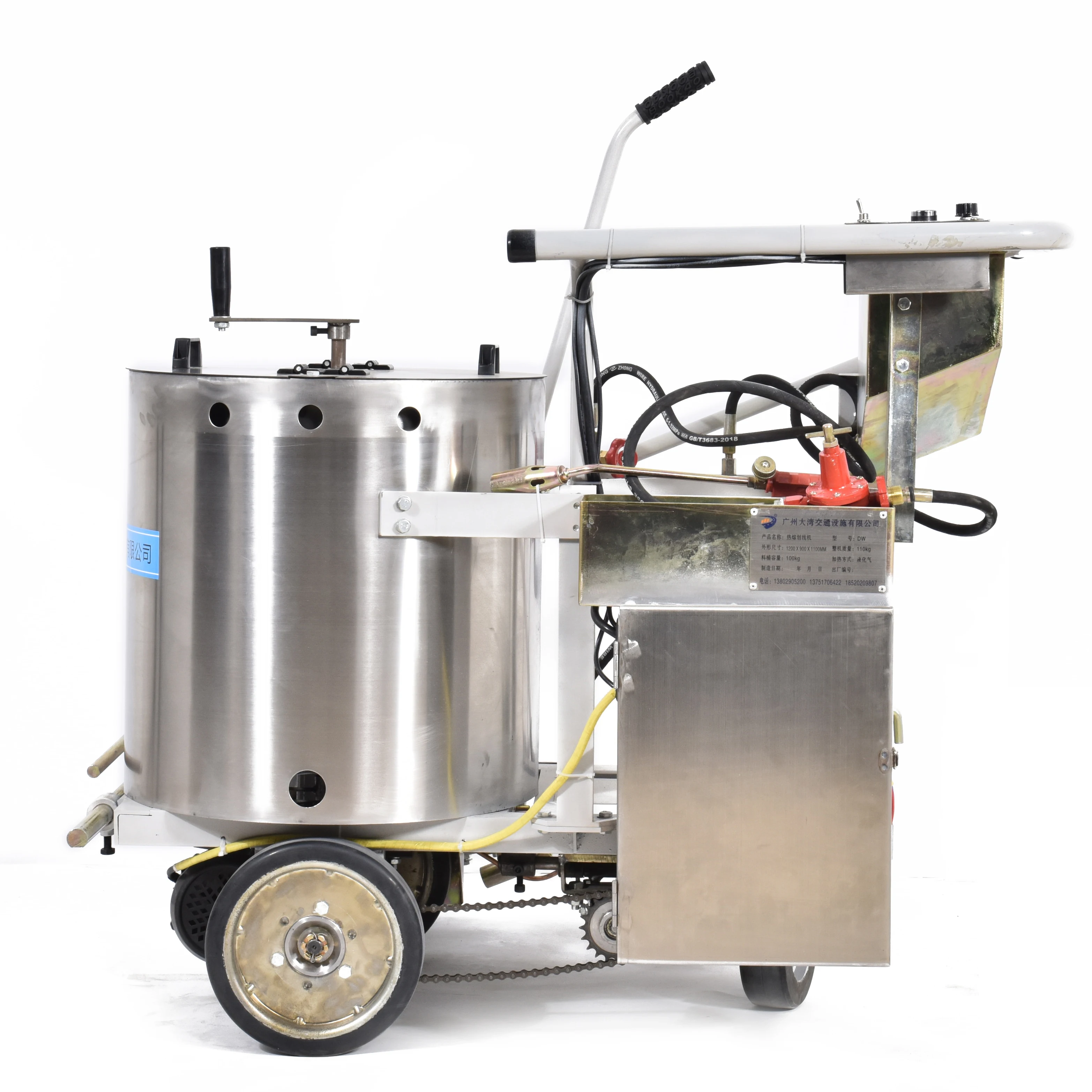 Cheap Wholesale Electrical Type Road Construction Industrial Marking Machine Test Road Street