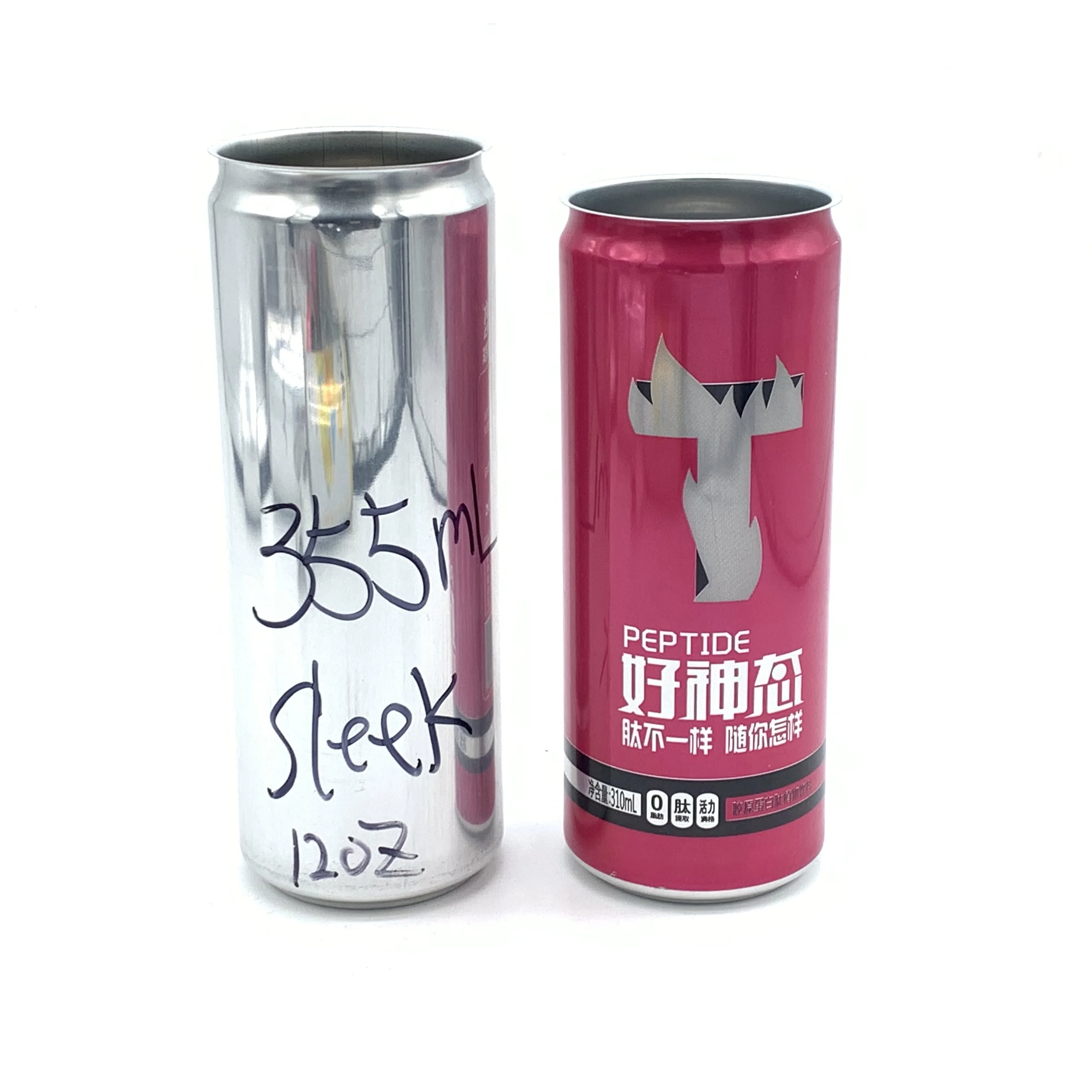 Custom Empty Printed metal can slim sleek standard 250ml 355ml 330ml 473ml 500ml Aluminum tin can Beverage Beer Soda Drink Cans