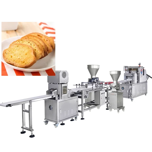 Commercial  Dry Cake Making Machine Toast Machine Bread Making Machine Production line Bakery Equipment