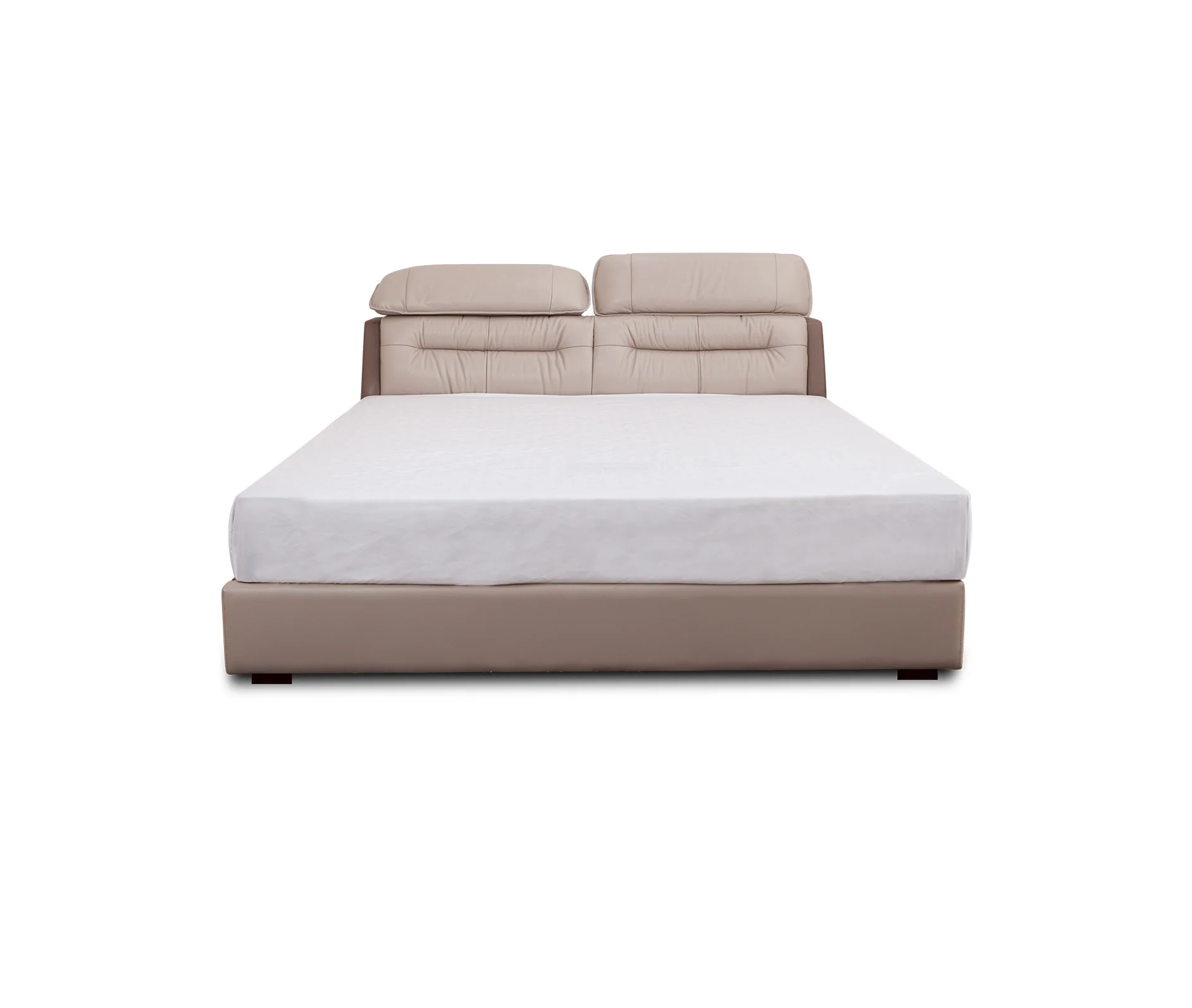 
Modern style king size soft leisure fabric upholstered bed 