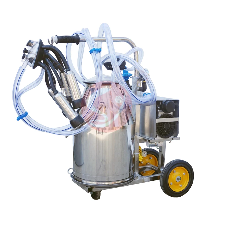 Одноковшовый мини-тележка, портативная Молочная машина для коров