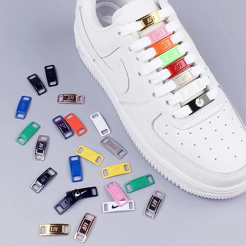 Diy Af1 Airforce металл декоративные обуви кружева талисманы бирки пряжка шнурки аксессуары замок для