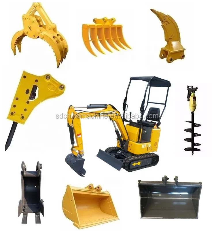 HT18  ht10 ht15 ht20 ht08 HighTop1.8Ton MiniExcavators 1 Ton,Minibagger 800 Kg With Ce Iso