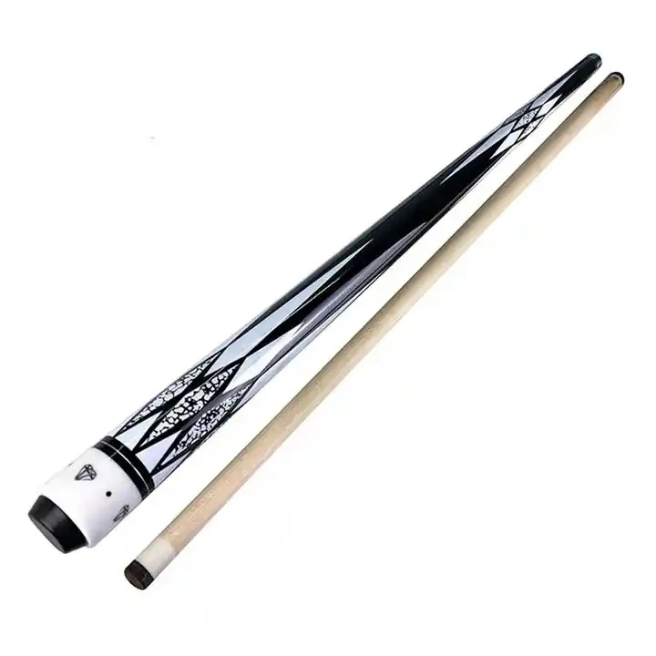 Factory direct stock American billiard cues 1/2 two-section billiard cues Chinese nine-ball solid wood billiard cues