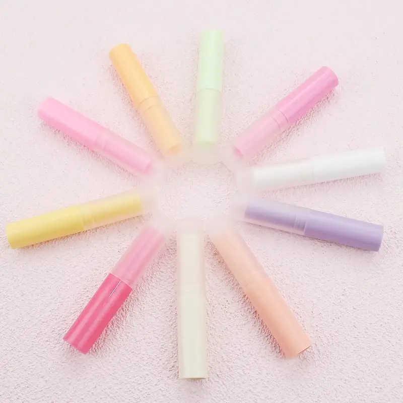 Colorful 3g Cosmetic Empty Chapstick Lip Gloss Container Balm Packaging Mini Lipstick Tube