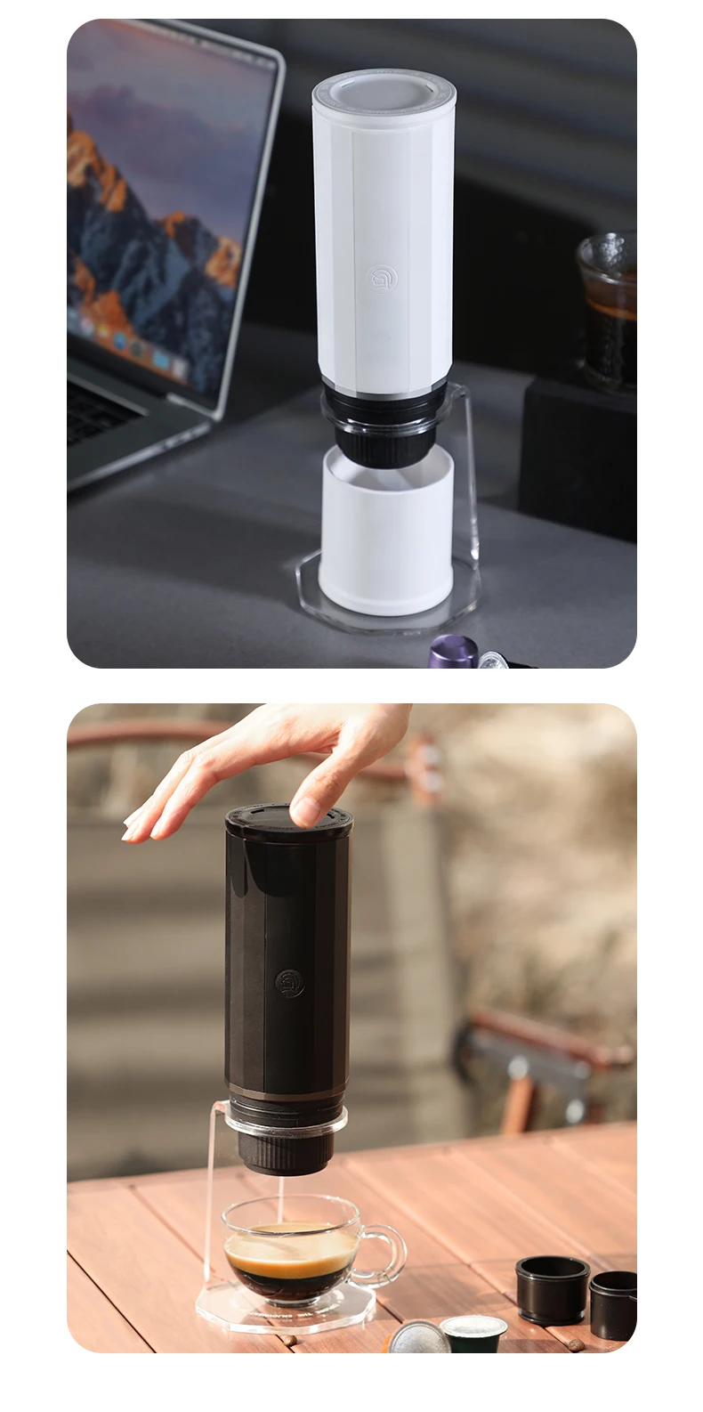 zeroHero Electric Professional Portable Espresso Coffee Capsule Machine