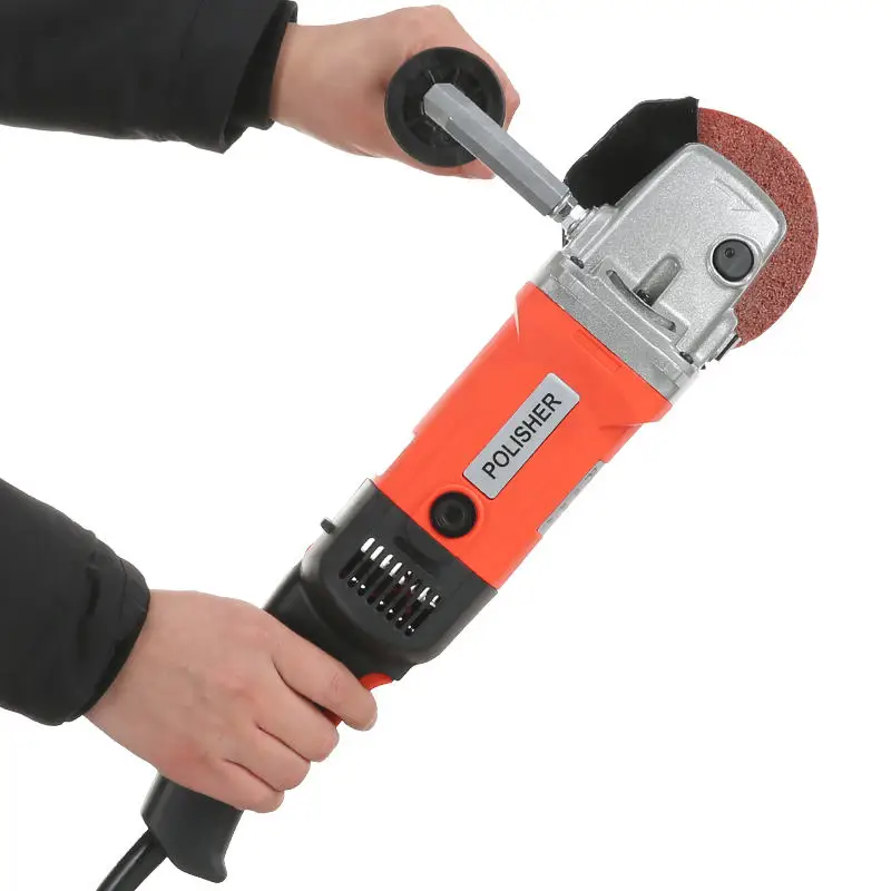 High Power Adjustable Mini Rotary Electric Orbital Floor Car Polisher Metal Wood Surface Mirror Wire Drawing Polishing Machine