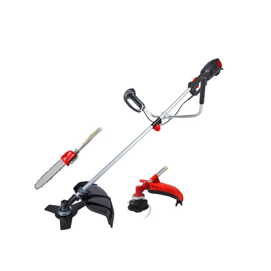 TEKWAY 1200W Electric Brush Cutter 380mm Cutting Width Brushed Motor Copper Wire 220V Grass Trimmer Garden Tools