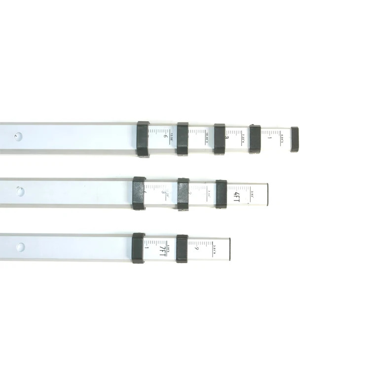 
5m Aluminium Leveling Staff with bubble 