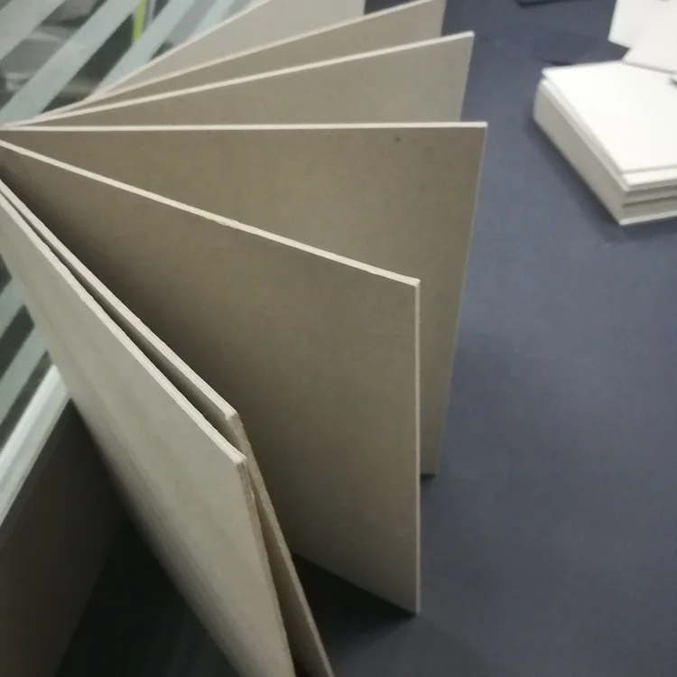 Supply Manufacturer of paper mills in china 1.5mm 2.0mm gray cardboard