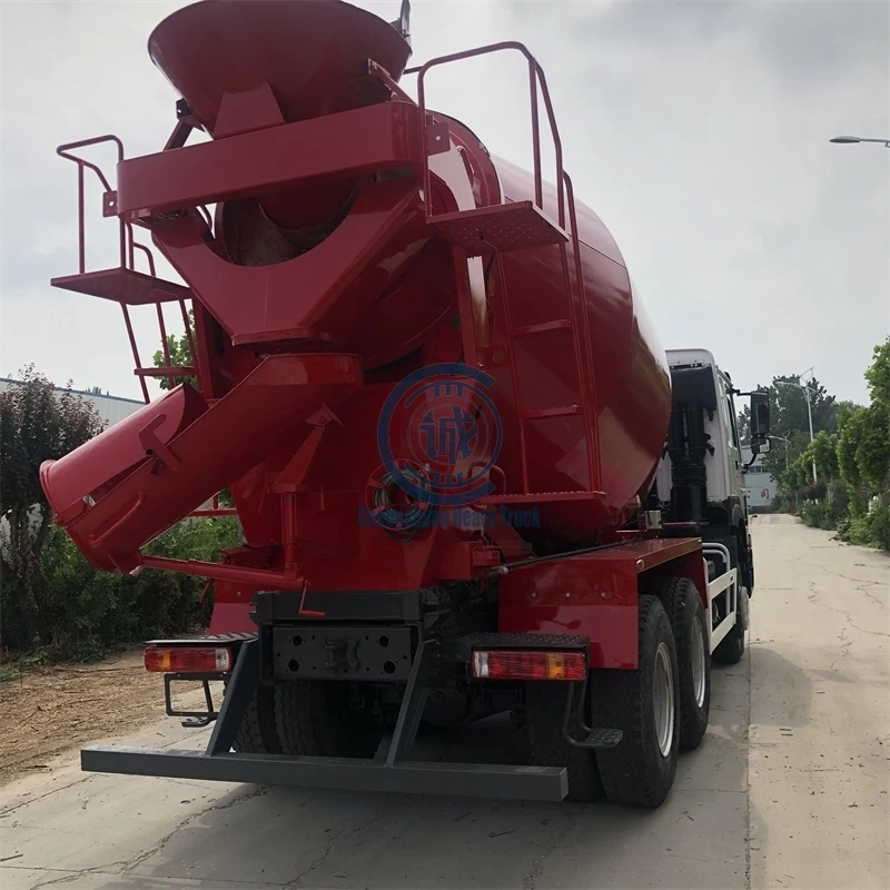 HOWO Mixing Mixer 10 Wheels 12 Cubic concrete mixing truck 6x4 concrete mixer truck for Philippines