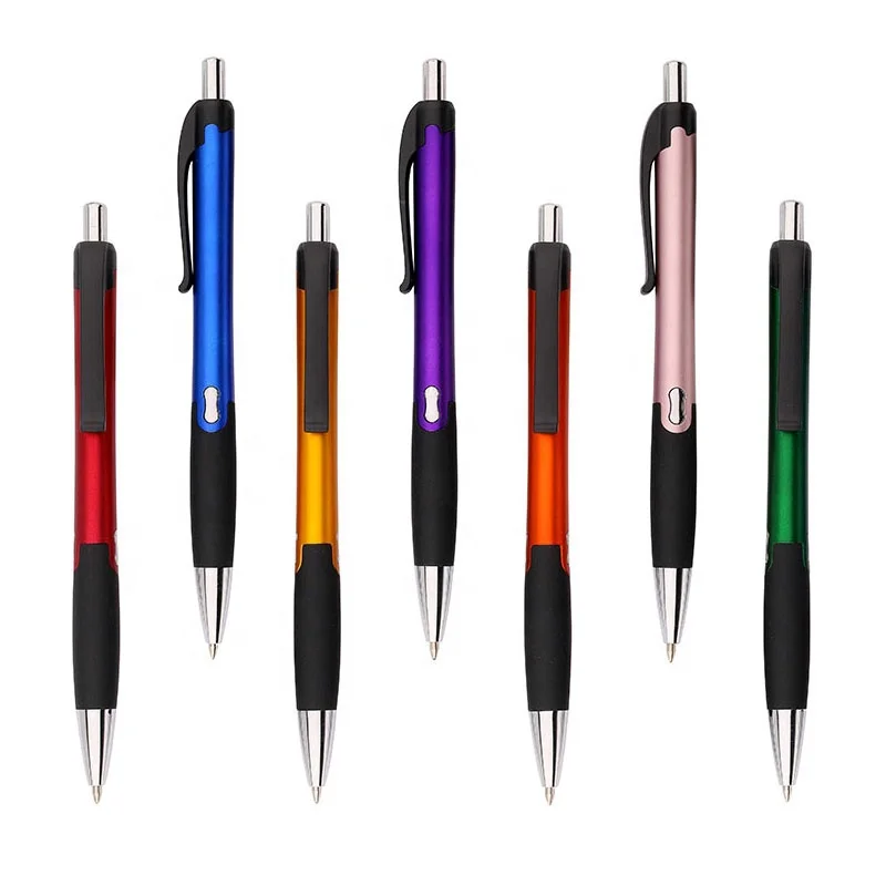 Fashionable style ball pen novelty design metallic colored ballpoint pen advertising gift pen for promotion