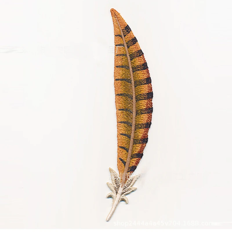 Gifts Teacher Gift For Reading Lovers Hand Stitched Felt Bookmarks Hand Embroidered Feather Bookmark