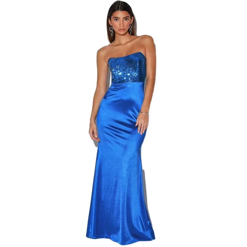 New Arrival High Quality Sleeveless Backless Maxi Dress Satin Elegant Summer Evening Party Sexy Women