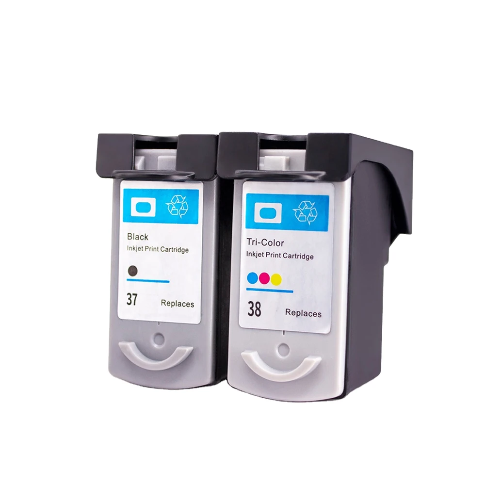 Чернильный бак PG 37 CL 38 PG-37 PG37 CL-38 CL38 Премиум Восстановленный цветной струйный картридж для принтера Canon IP2200 iP80