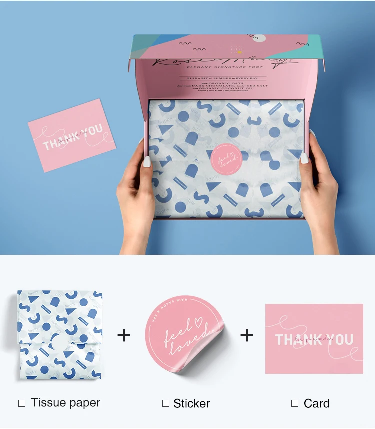 OEM Custom Logo Printed Luxury Corrugated Folding Kraft Cosmetic Paper Packaging Box Cardboard Shipping Mailer Box