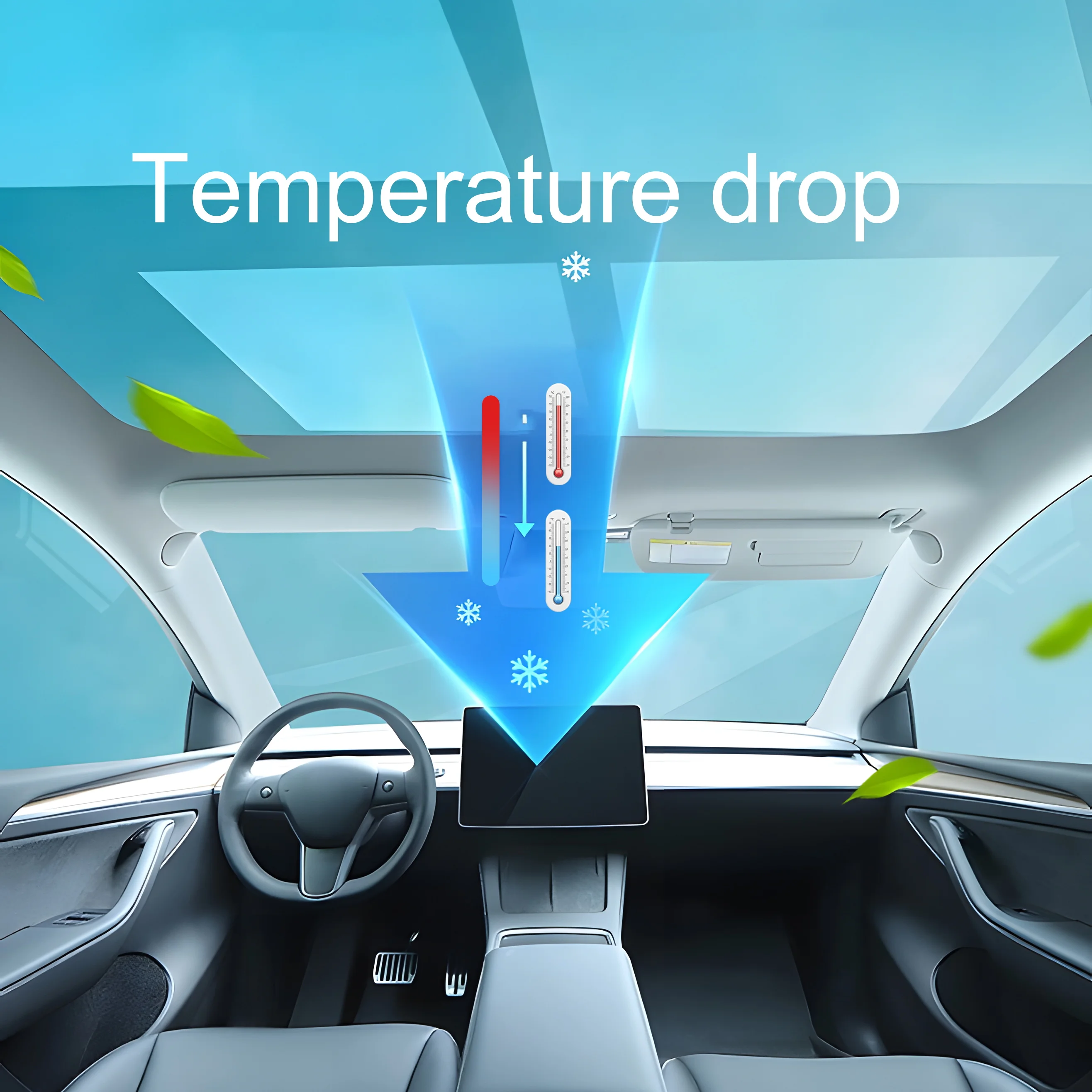 UVR100% IRR95% 99% heat insulation no haze car window tint solar uv rejection nano ceramic polarized car window tint film