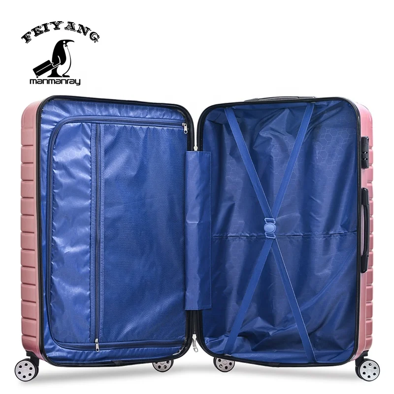 Hot Selling Carry On Travel Luggage Cabin Trolley Suitcase Hard Case ABS Luggage Set