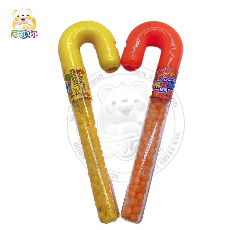 Kids Sweet Candies With Toys Christmas Cane Candy Toy Whistle