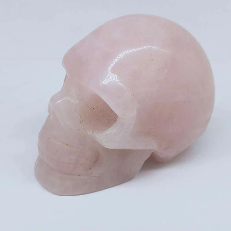 
Amazon Sale Fluorite Crystal Skull Crystal Skulls Horn Gem Rose Quartz Skull From China 