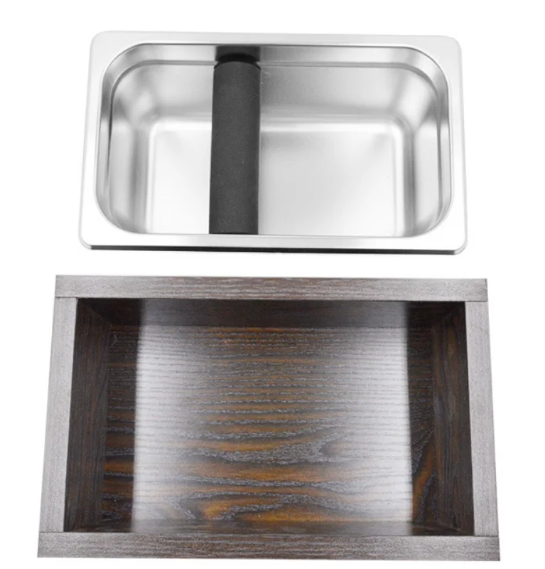 Top Selling Coffee Grind Dump Bin Waste Bin Container Espresso Knock Box