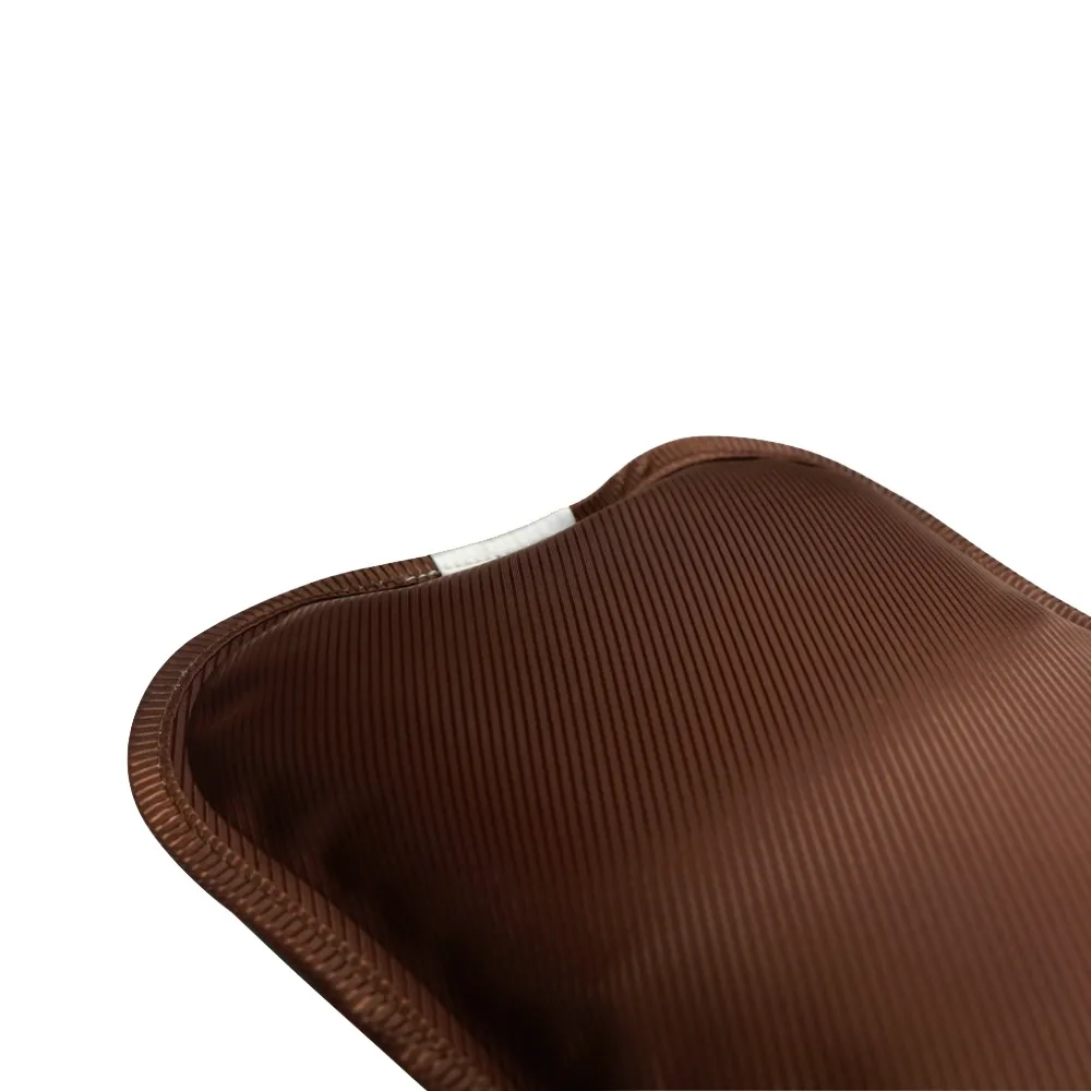 Eco-friendly PVC drawstring linen white smile bag